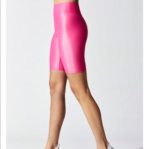 Carbon38 Tamara Biker Short in Hyper Pink